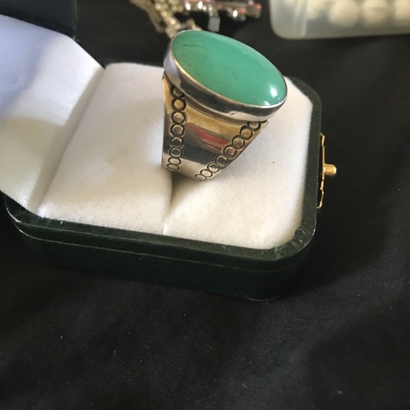 Sterling Silver Turquoise Ring - Picture 2 of 6
